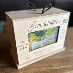 Grandchildren Grandparents Engraved Photo Album Box Frame